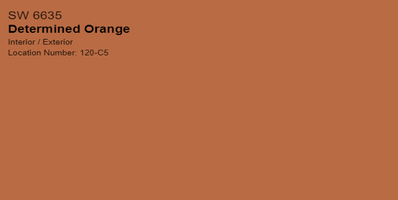 Determined Orange (SW 6635)